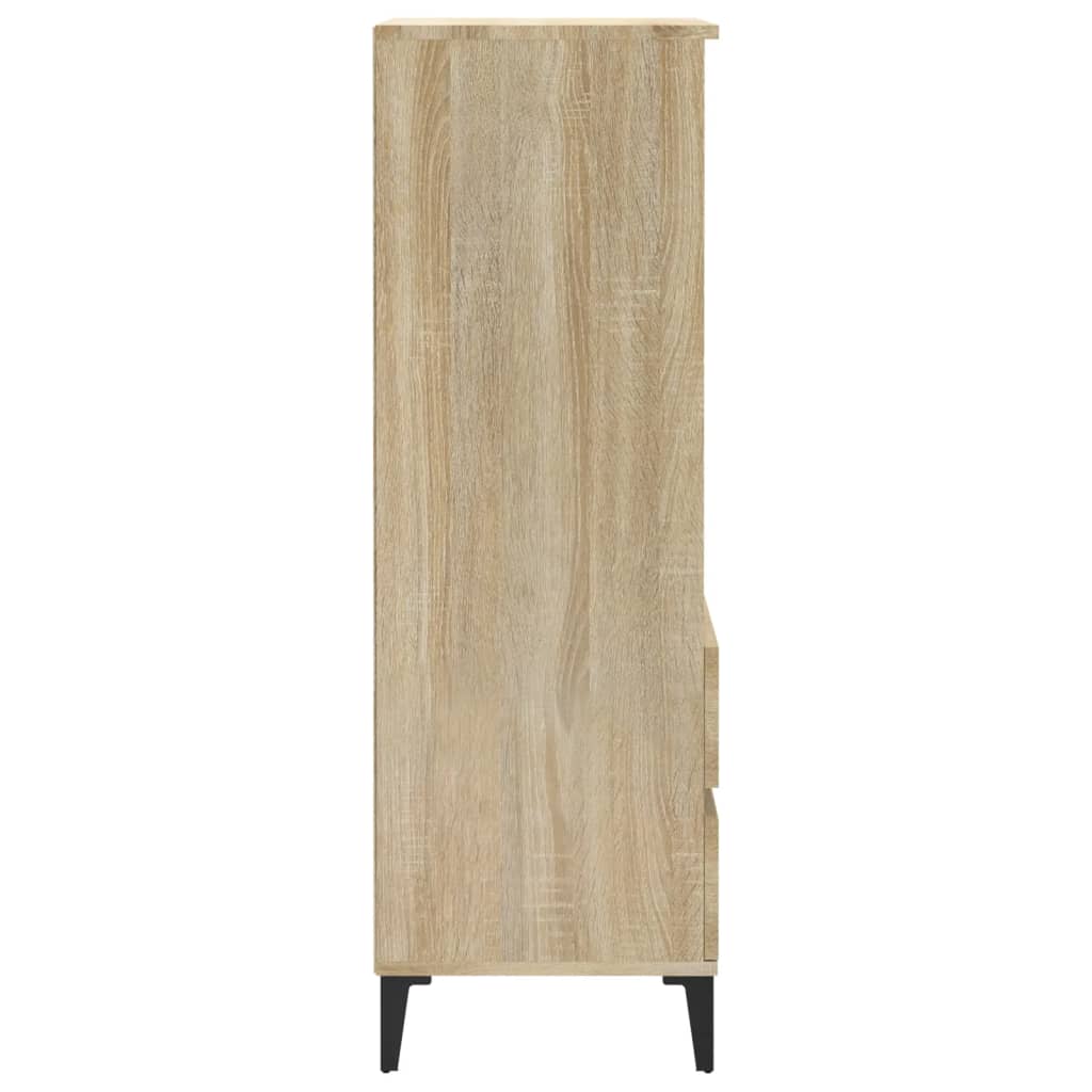 Buffet haut Chêne sonoma 40x36x110 cm Bois d'ingénierie