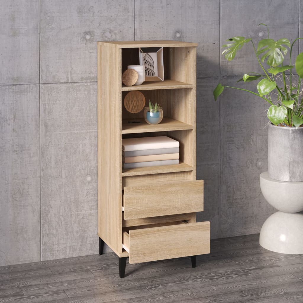 Buffet haut Chêne sonoma 40x36x110 cm Bois d'ingénierie