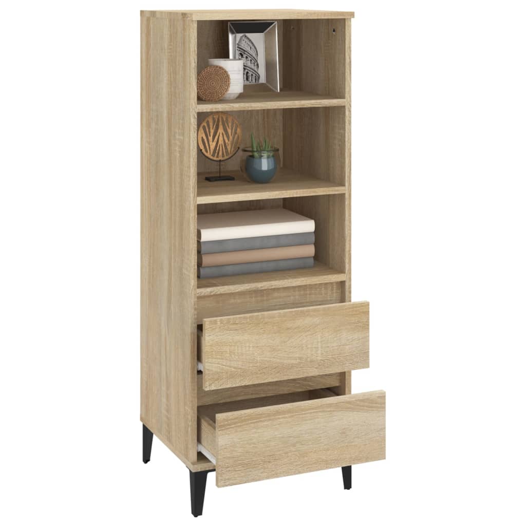 Buffet haut Chêne sonoma 40x36x110 cm Bois d'ingénierie