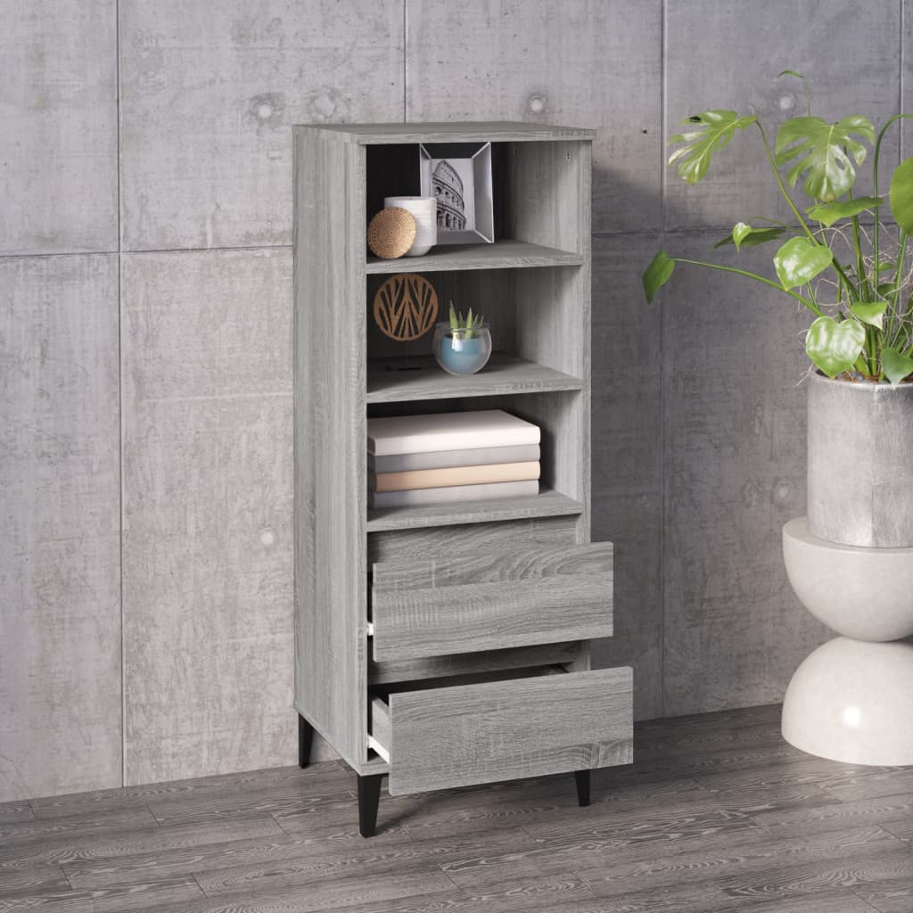 Sonoma Gray Sonoma Buffet 40x36x110 cm Engineering wood