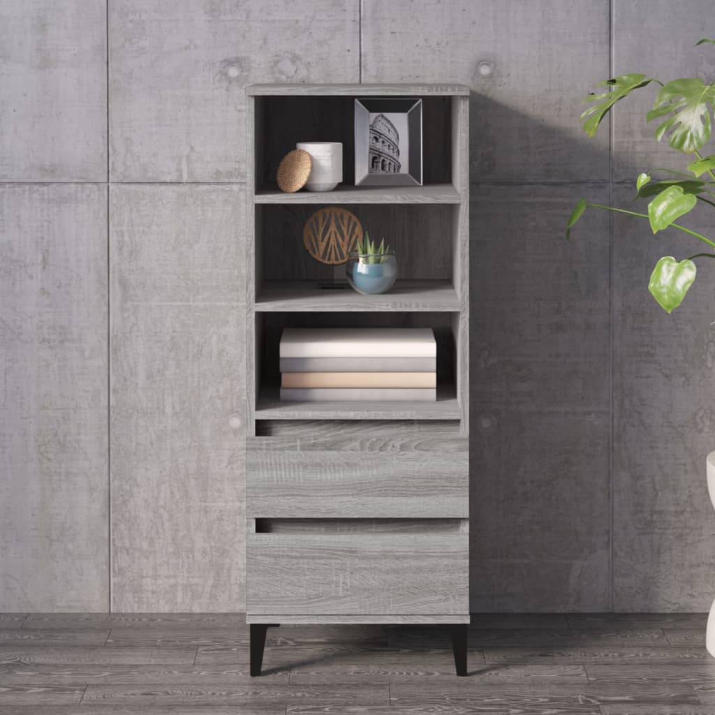 Sonoma Gray Sonoma Buffet 40x36x110 cm Engineering wood