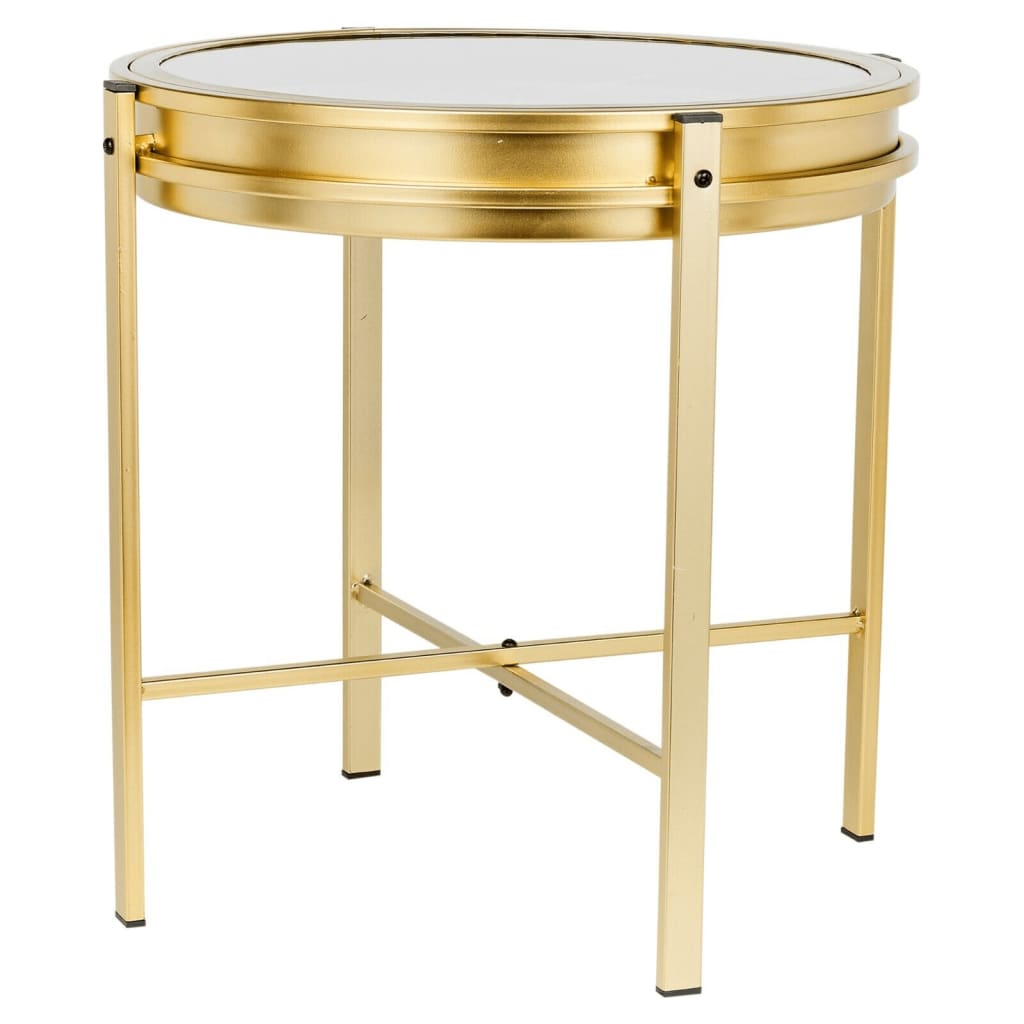 Home & Styling Tisch mit goldener Uhr ernennen