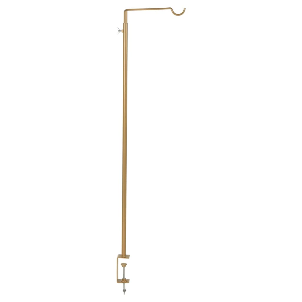 H&S Collection of table hook with pliers 20x90 cm golden