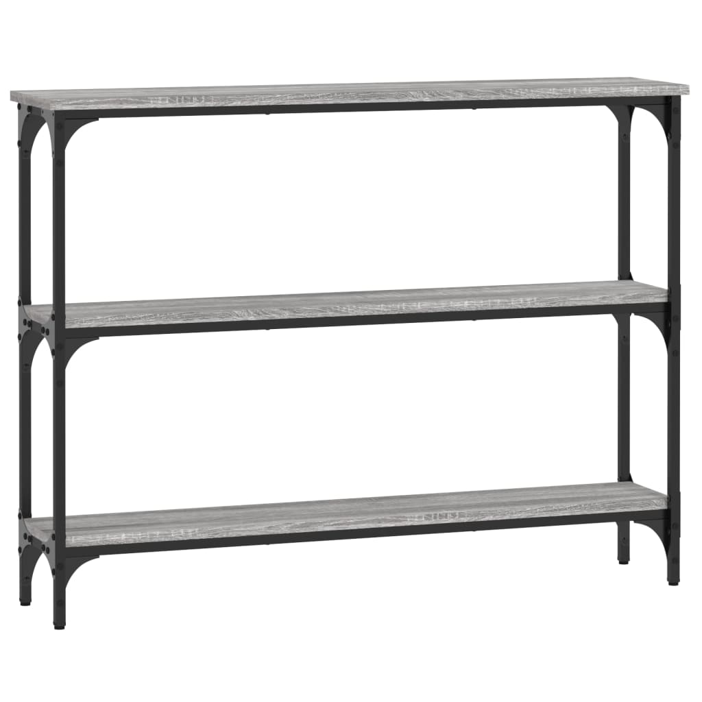 Sonoma gray console table 100x22.5x75 cm engineering wood