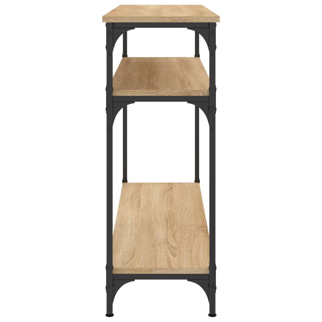 Sonoma oak console table 100x29x75 cm engineering wood