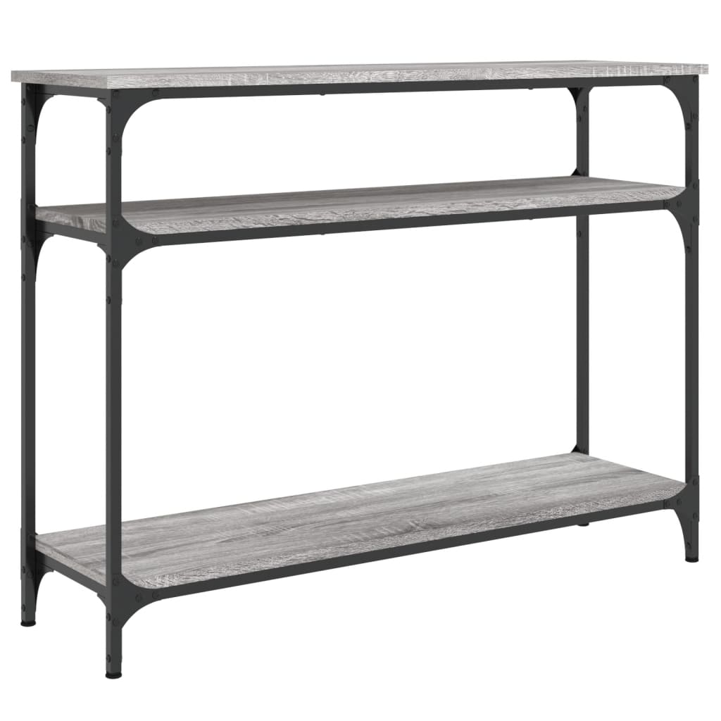 Sonoma gray console table 100x29x75 cm engineering wood
