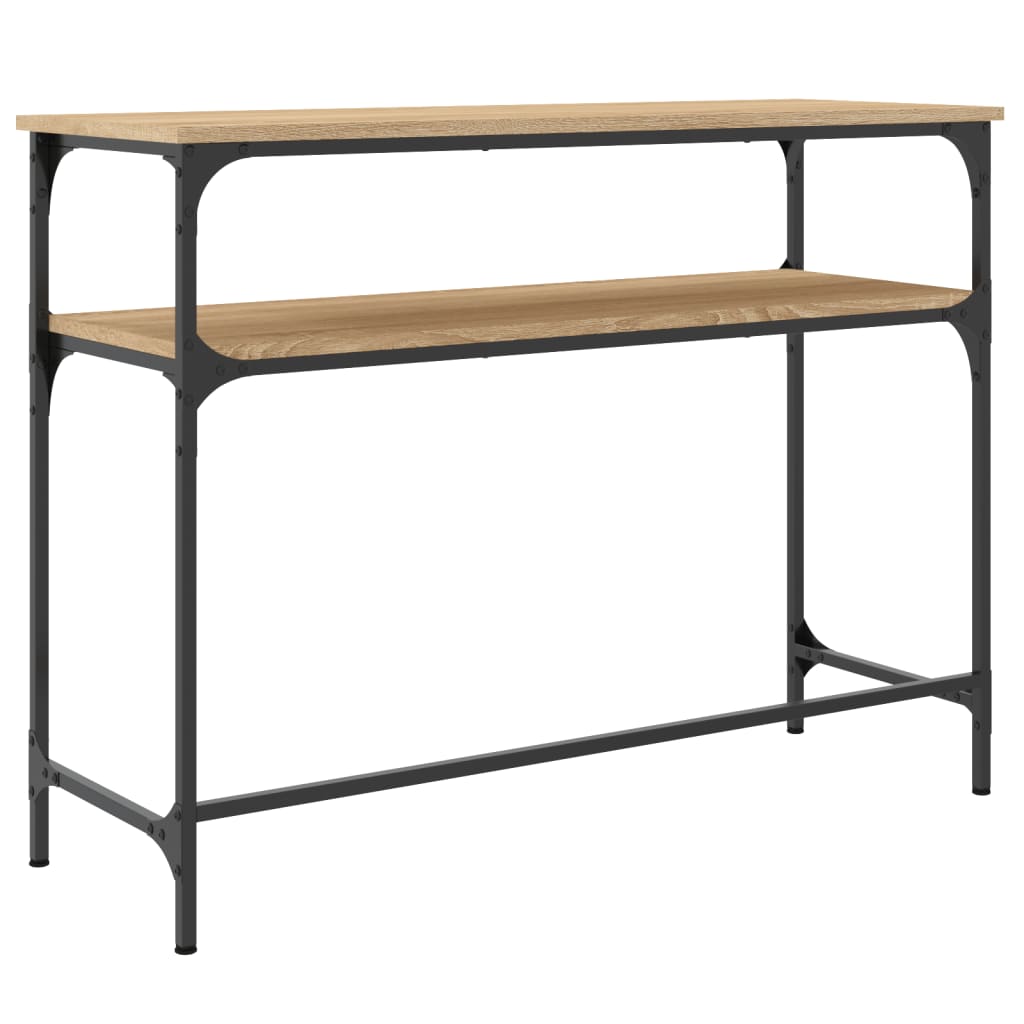 Sonoma Oak Console Tabelle 100x35.5x75 cm Ingenieurholz Holz