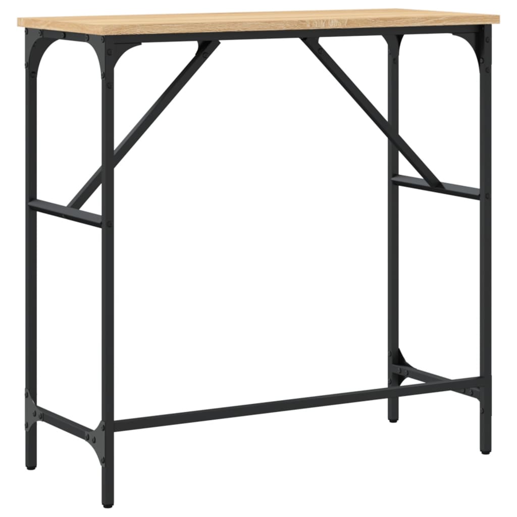 Sonoma Oak Console Tabelle 75x32x75 cm Ingenieurholz Holz