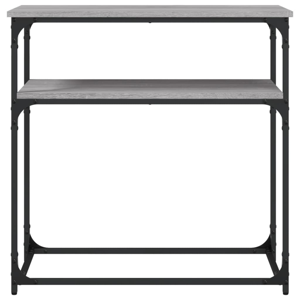 Sonoma gray console table 75x35.5x75 cm engineering wood