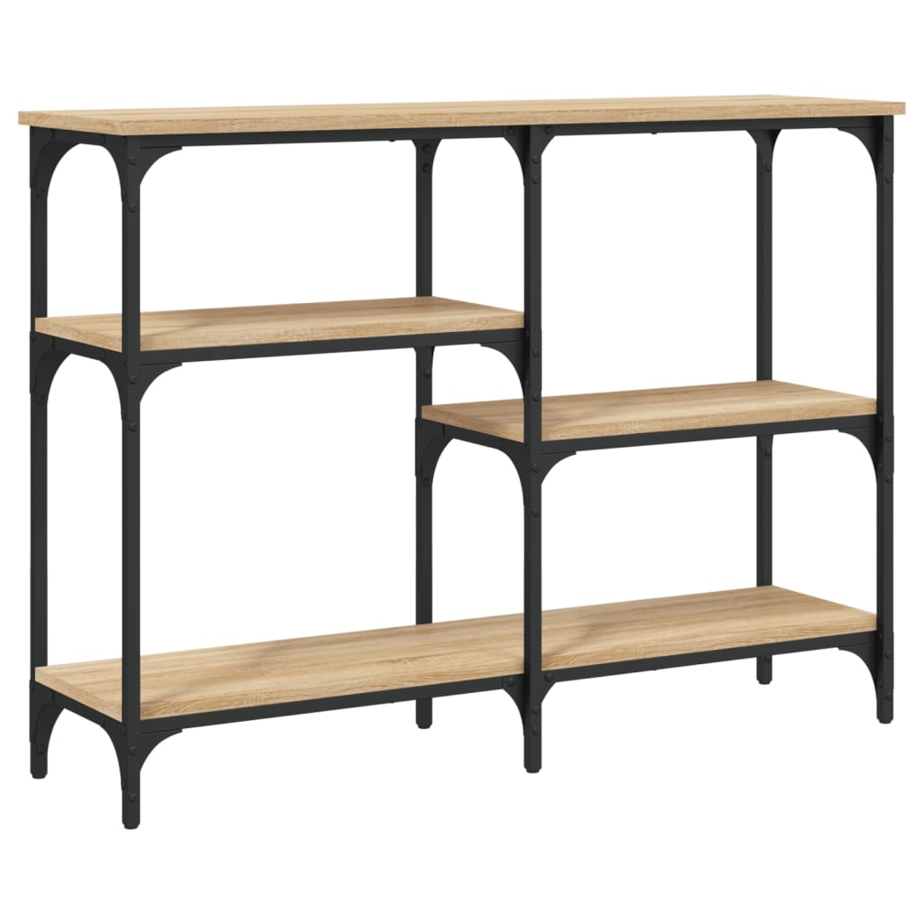 Sonoma oak console table 102x29x75 cm engineering wood