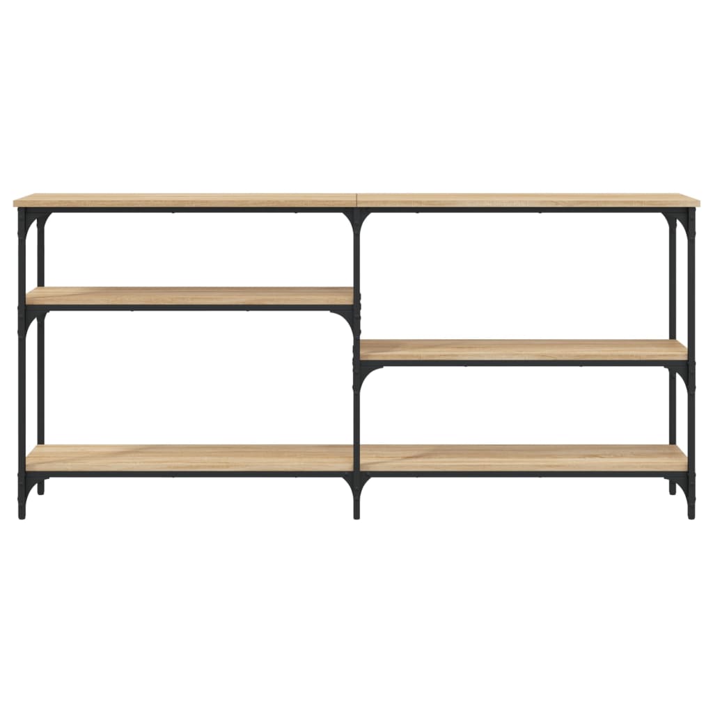 Sonoma oak console table 160x29x75 cm engineering wood