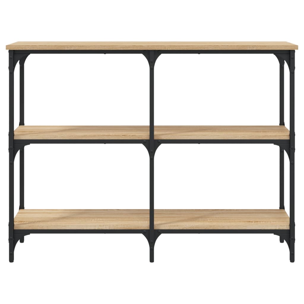 Sonoma oak console table 100x29x75 cm engineering wood