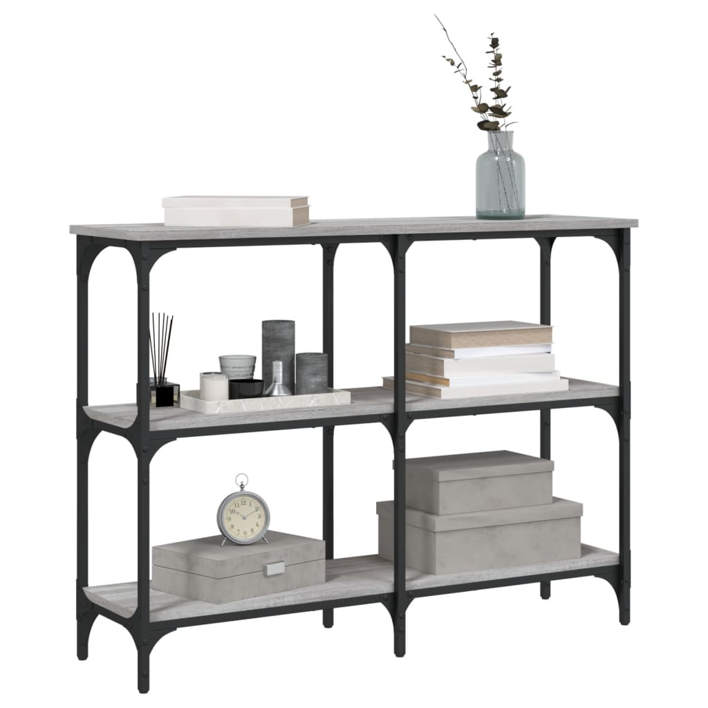 Sonoma Grey Console Tabelle 100x29x75 cm Engineering Holz