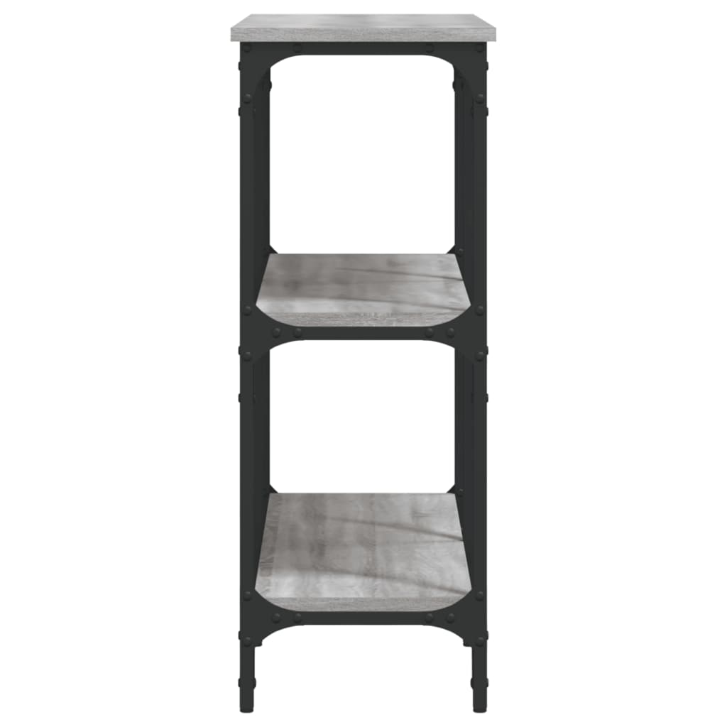 Sonoma gray console table 100x29x75 cm engineering wood