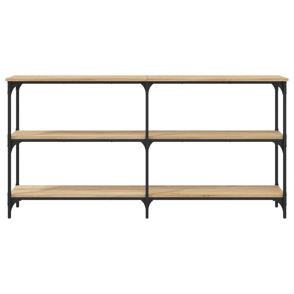 Sonoma oak console table 150x29x75 cm engineering wood