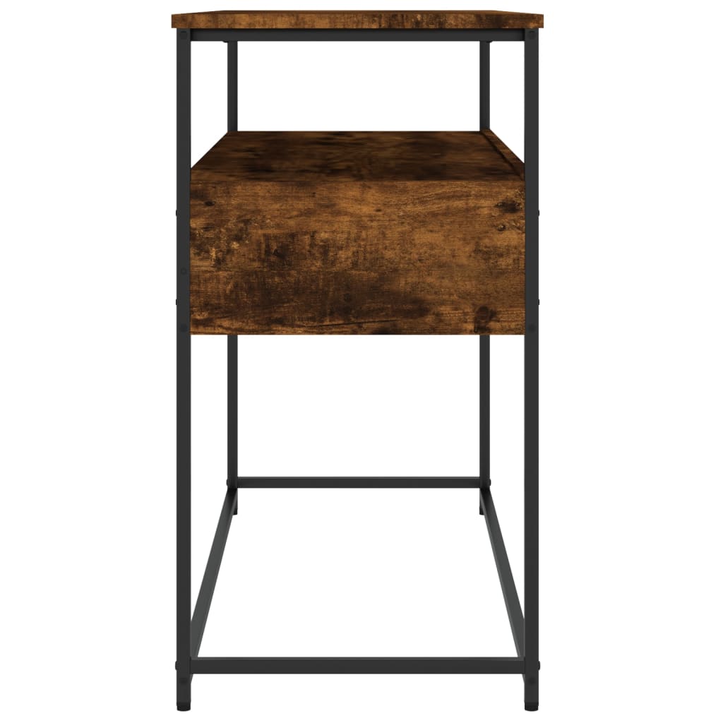 Smoked oak console table 100x40x75 cm Engineering wood