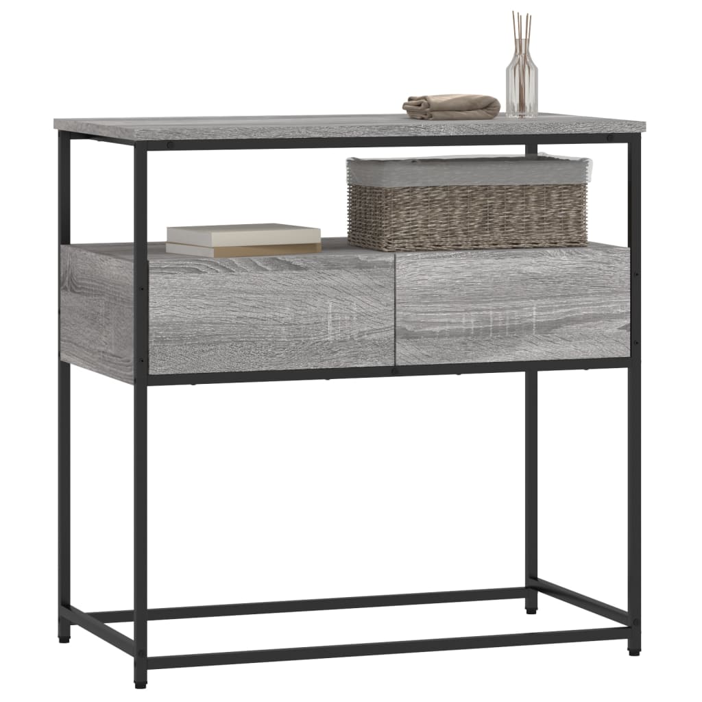 Sonoma Grey Console Tabelle 75x40x75 cm Engineering Holz