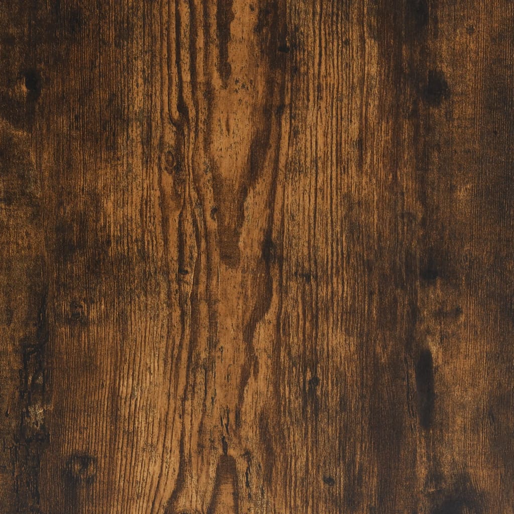 Raucher -Eichenkonsole Tabelle 75x34.5x75 cm Ingenieurholz Holz