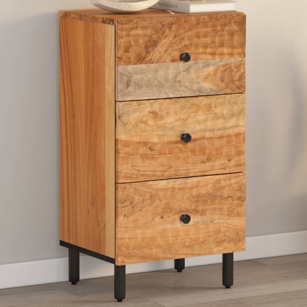 40x33x75 cm Solid Acacia wood cabinet