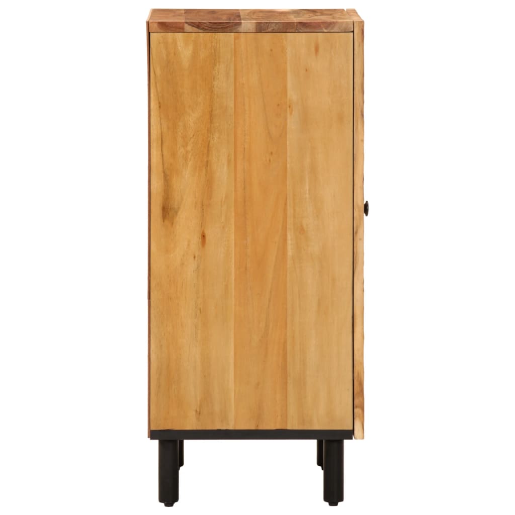 Mobile laterale 40x33x75 cm in legno massello di acacia