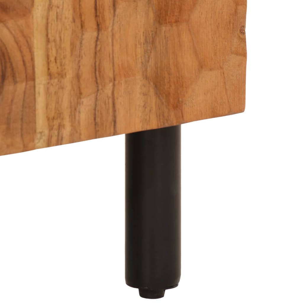 40x33x75 cm Solid Acacia wood cabinet