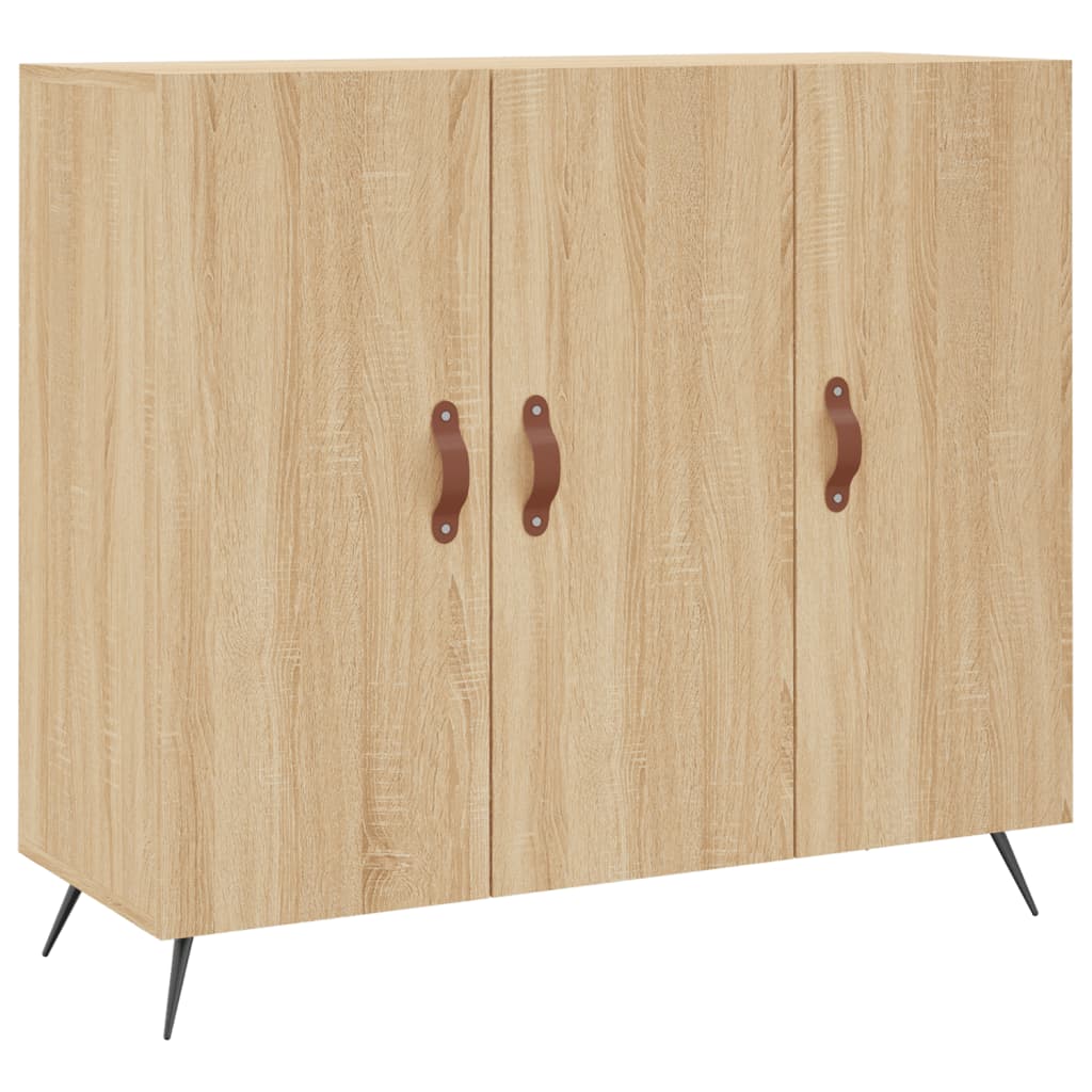 Sonoma Oak Buffet 90x34x80 cm Ingenieurholz Holz