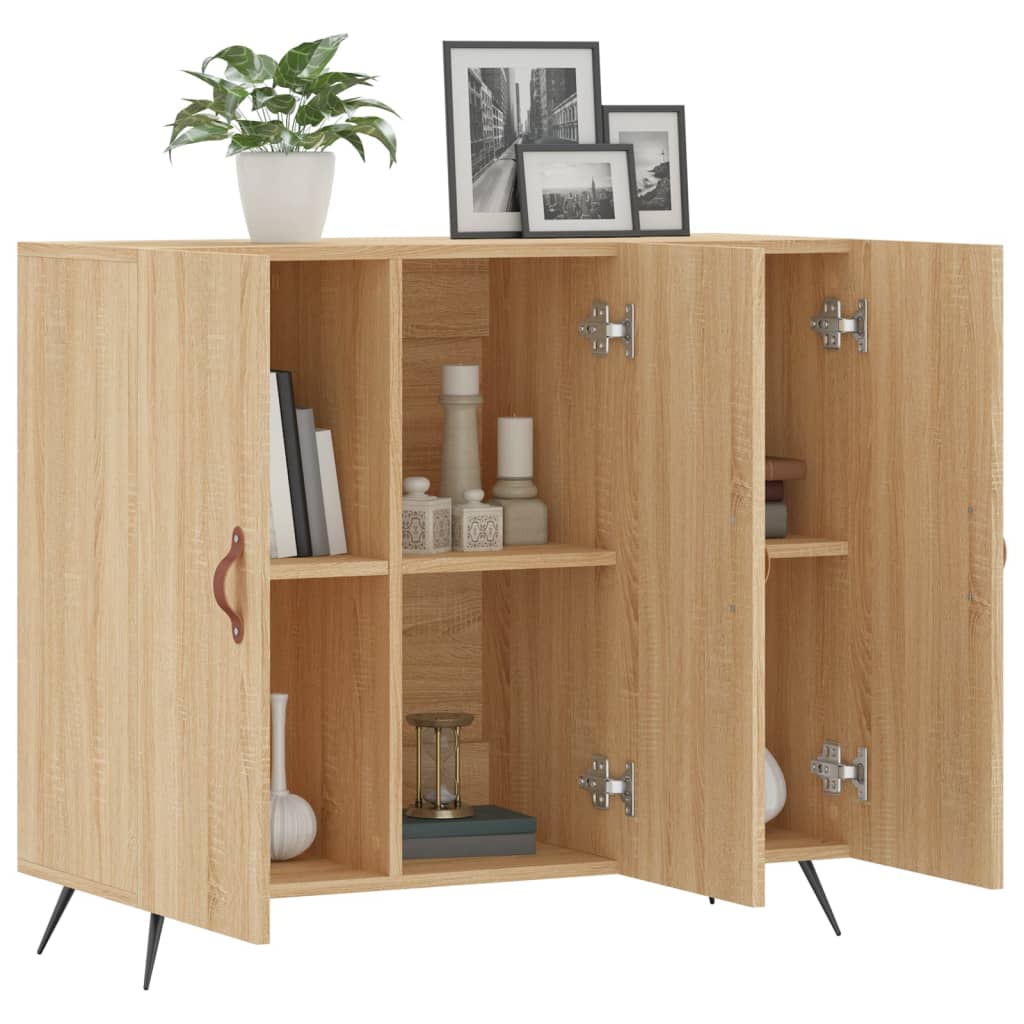 Sonoma oak buffet 90x34x80 cm engineering wood