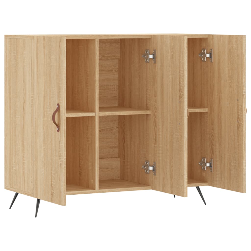 Sonoma Oak Buffet 90x34x80 cm INGEGNERIA Legno