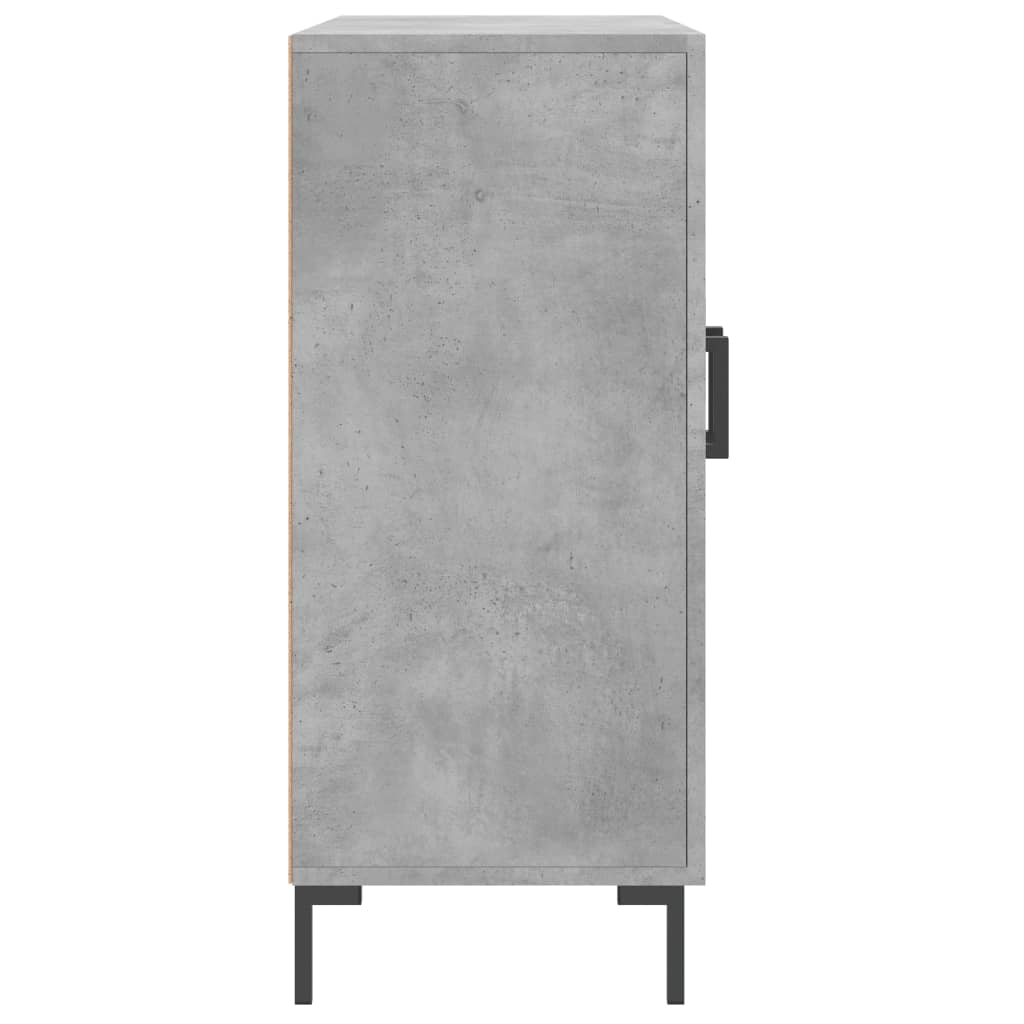 Credenza grigio cemento 90x34x80 cm in multistrato