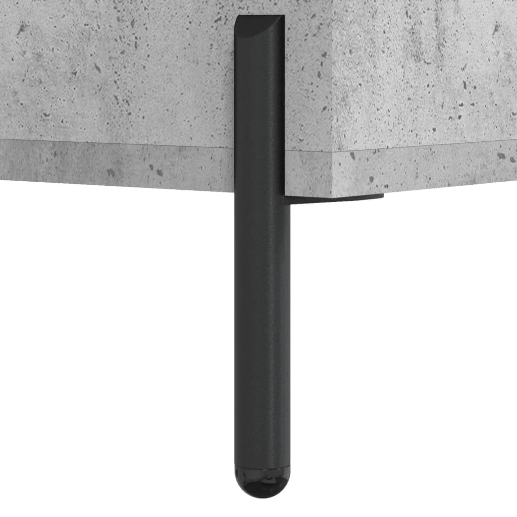 Concrete gray buffet 90x34x80 cm engineering wood