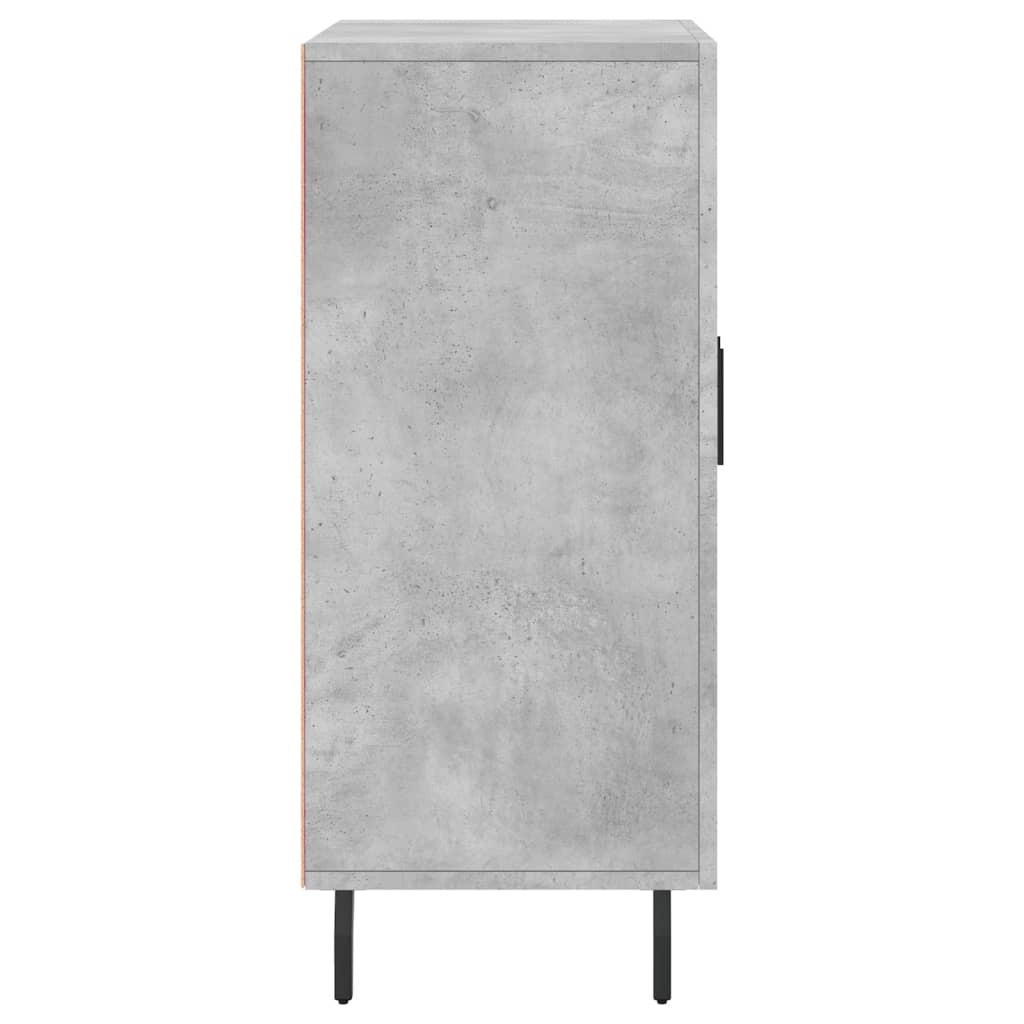 Credenza grigio cemento 90x34x80 cm in multistrato