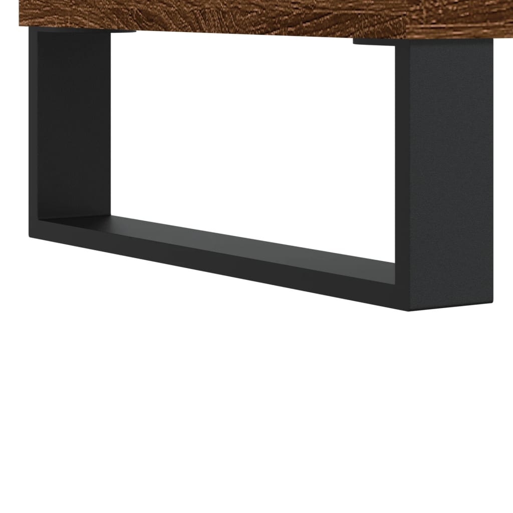 Buffet brown oak 90x34x80 cm engineering wood