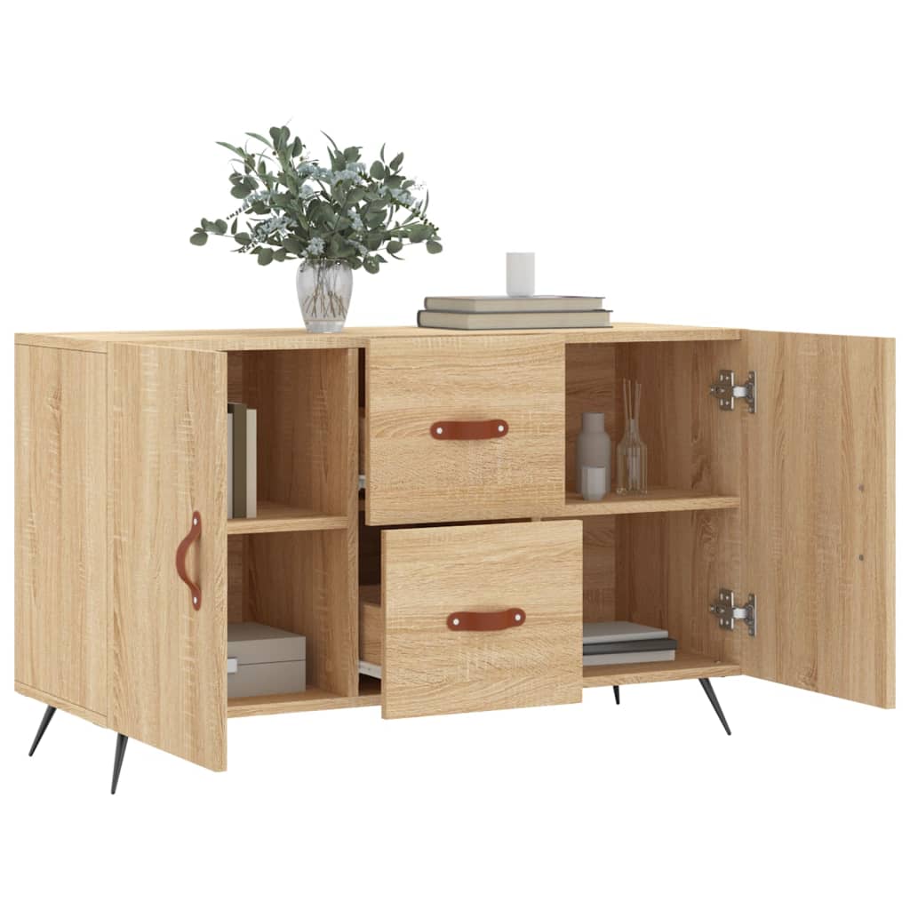 Sonoma Oak Buffet 100x36x60 cm Ingenieurholz Holz