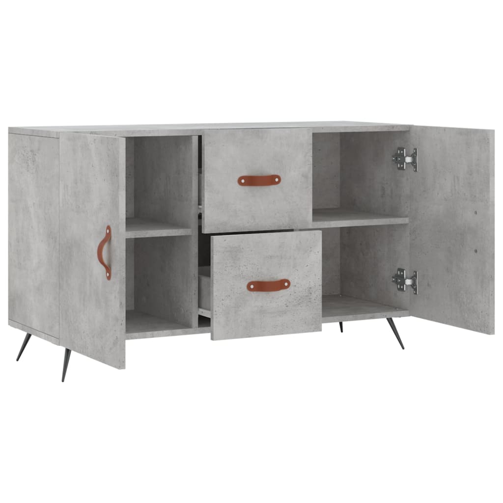 Betongrau -Buffet 100x36x60 cm Engineering Holz