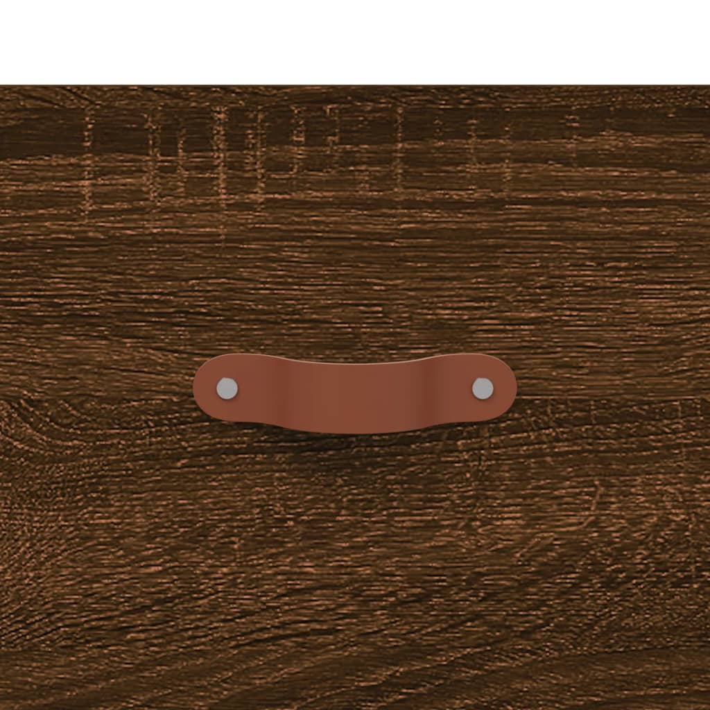 Buffet chêne marron 100x36x60 cm bois d'ingénierie