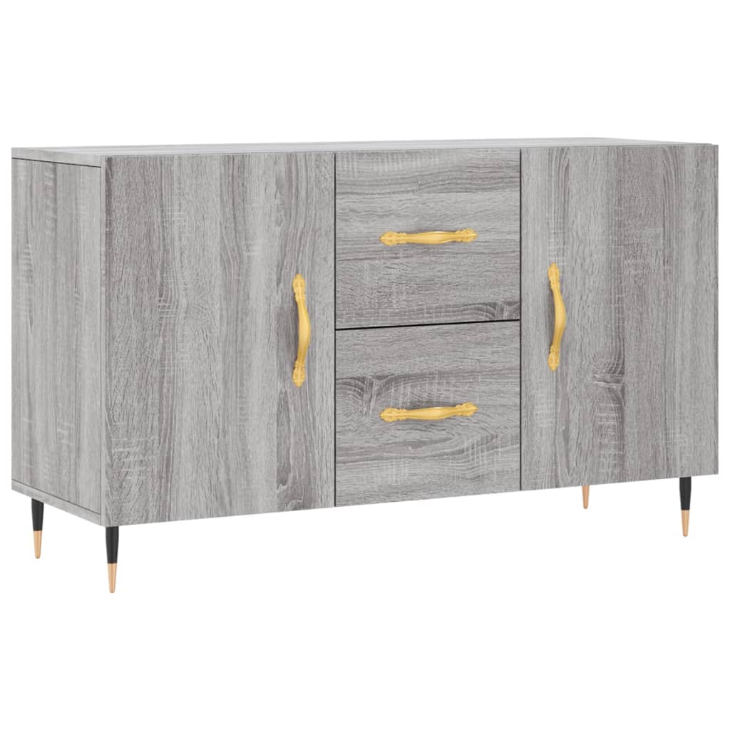 Graues Sonoma -Buffet 100x36x60 cm Engineering Holz