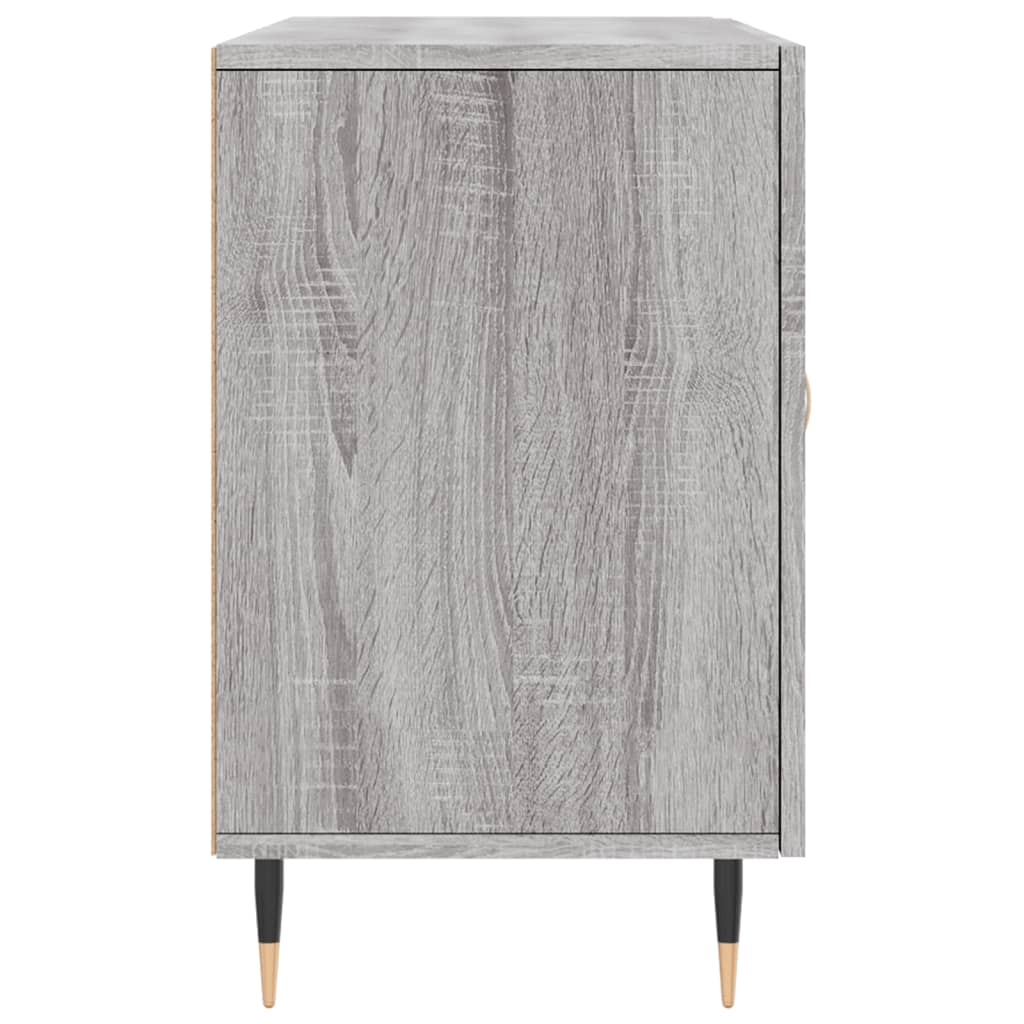 Graues Sonoma -Buffet 100x36x60 cm Engineering Holz