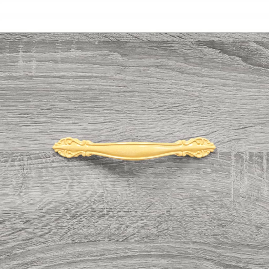 Grey Sonoma Buffet 100x36x60 cm ingegneristica legna