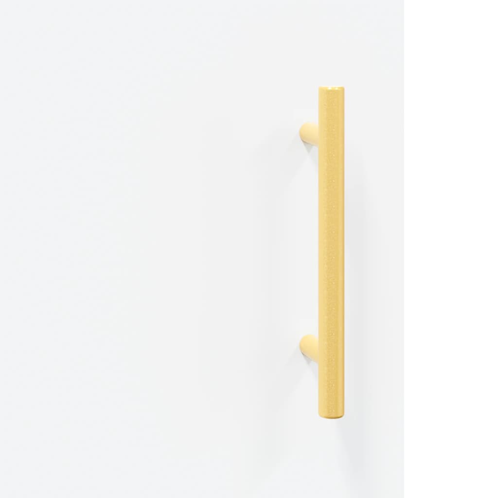Credenza bianca 100x36x60 cm in derivati ​​del legno