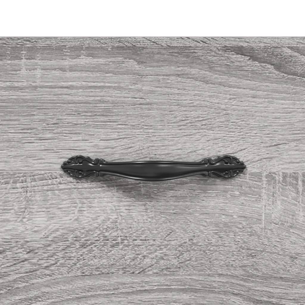 Graues Sonoma -Buffet 100x36x60 cm Engineering Holz