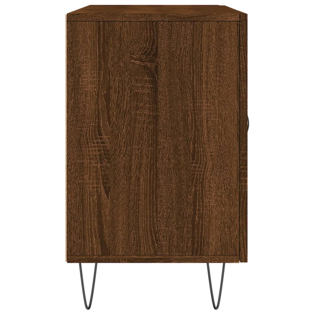 Buffet chêne marron 100x36x60 cm bois d'ingénierie