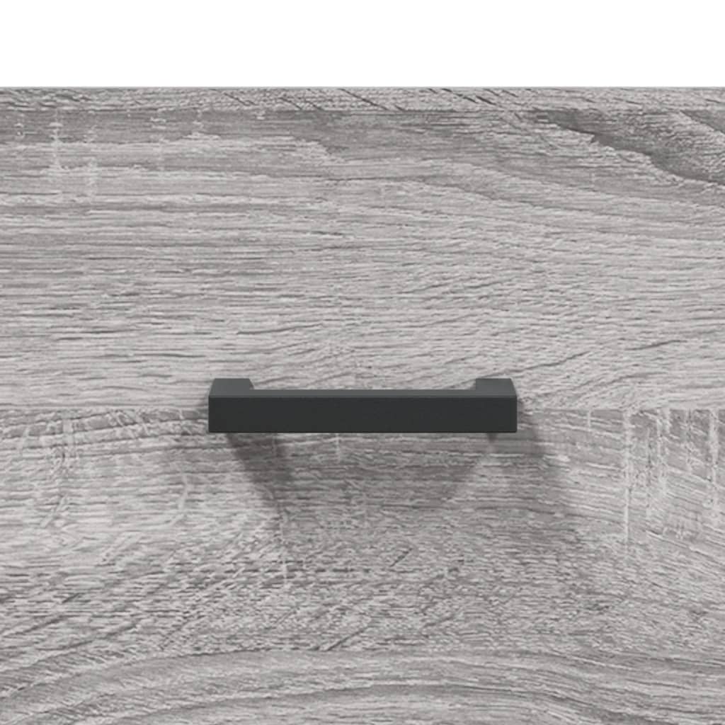 Graues Sonoma -Buffet 100x36x60 cm Engineering Holz