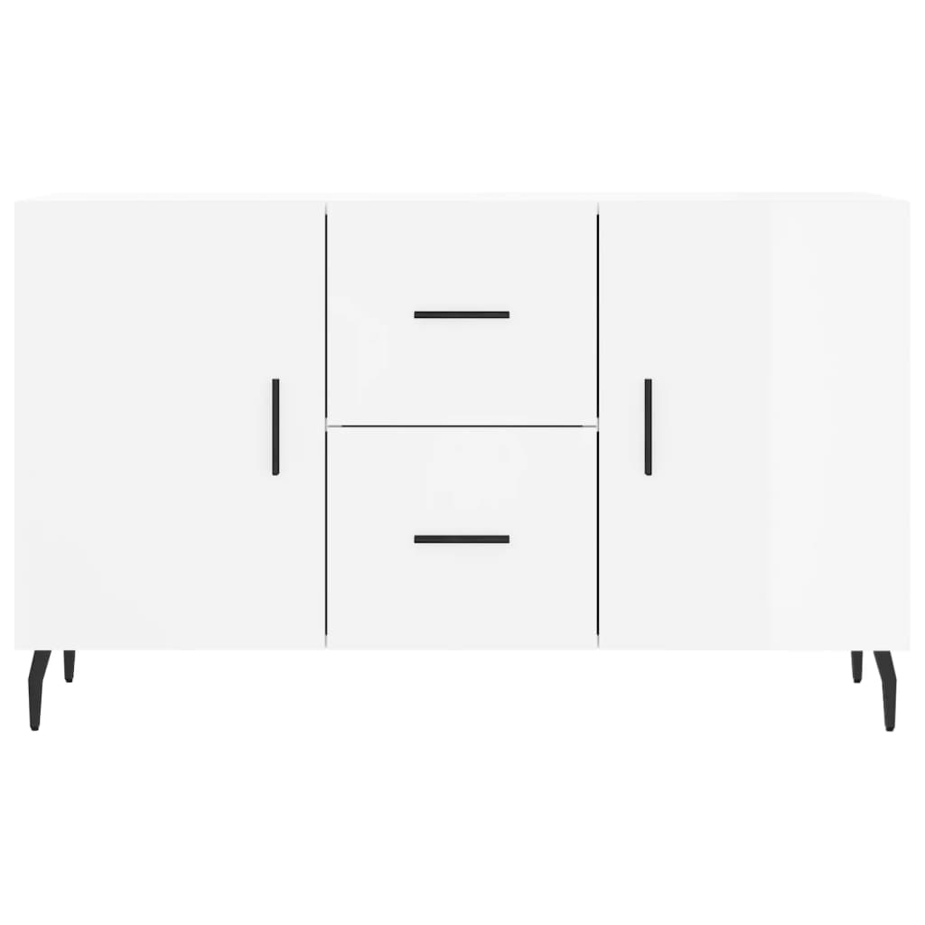 Brilliant white buffet 100x36x60 cm Engineering wood