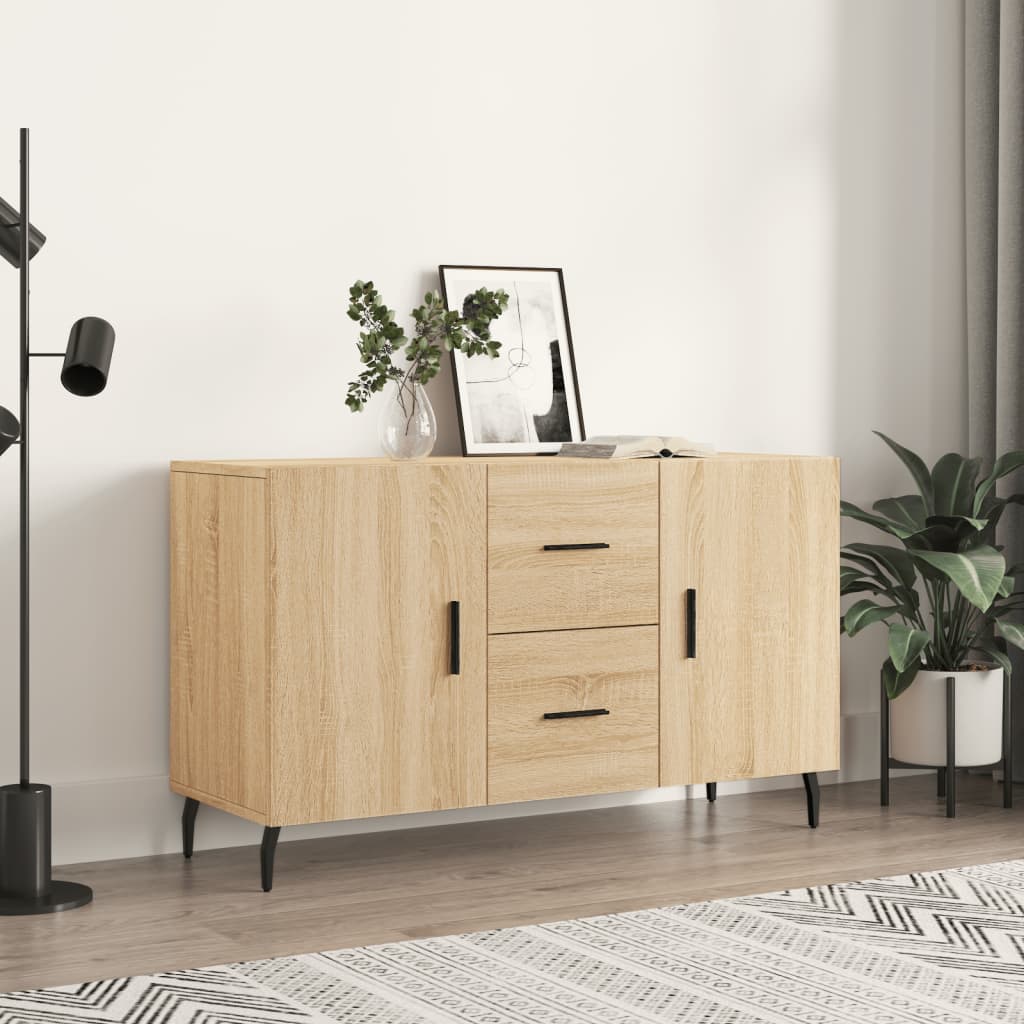 Sonoma Oak Buffet 100x36x60 cm Ingenieurholz Holz