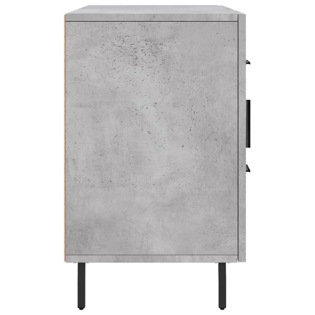 Credenza grigio cemento 100x36x60 cm in multistrato