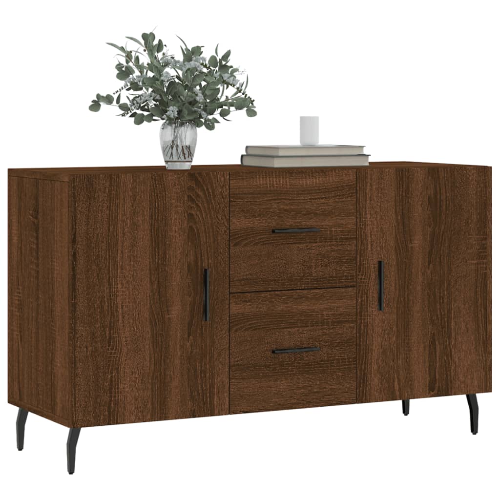 Buffet brown oak 100x36x60 cm Engineering wood