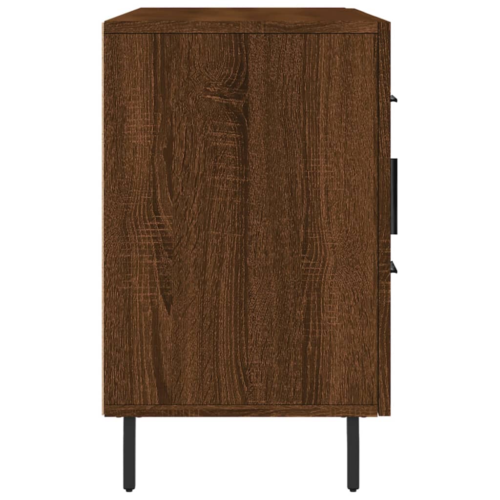 Buffet chêne marron 100x36x60 cm bois d'ingénierie