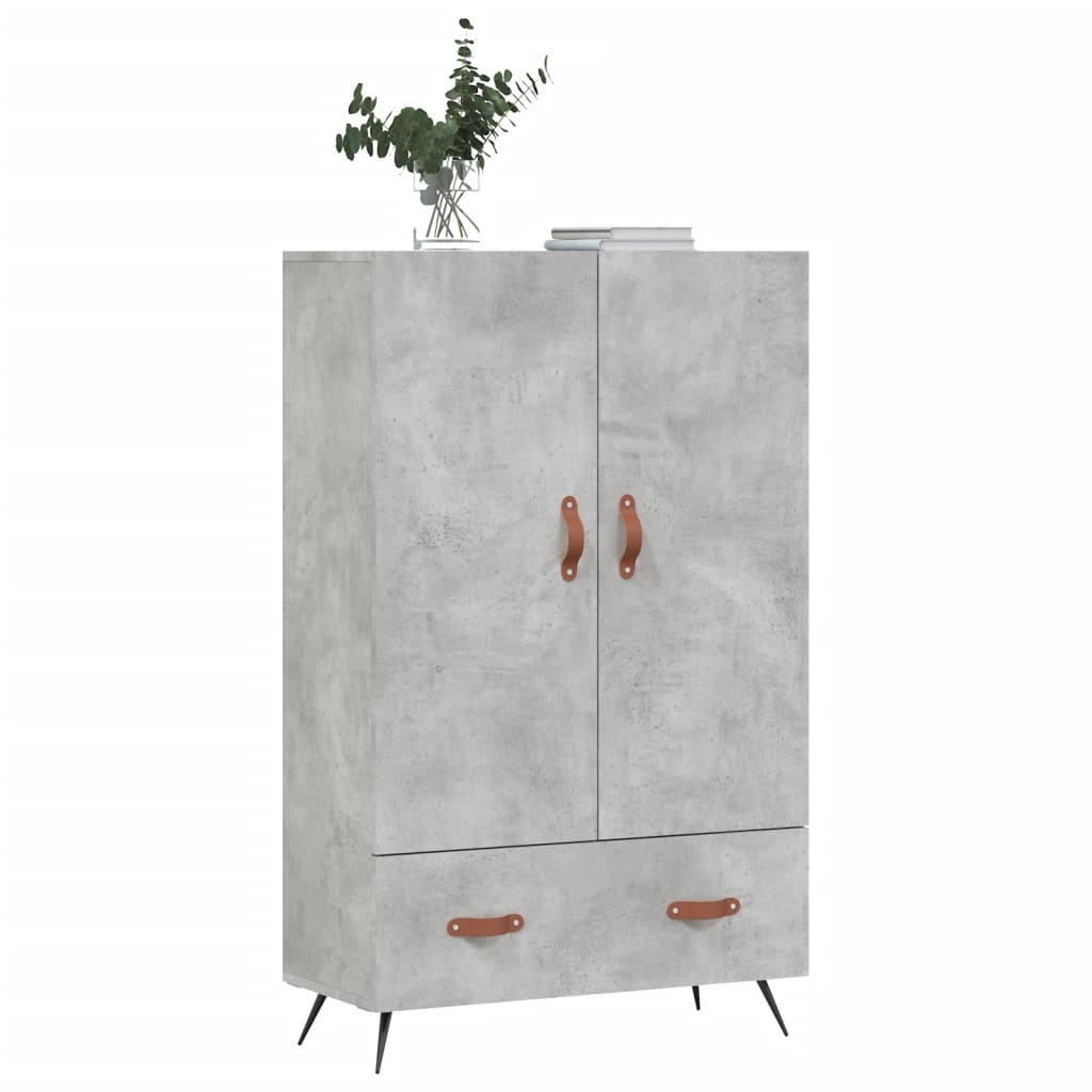 Concrete gray buffet 69.5x31x115 cm Engineering wood