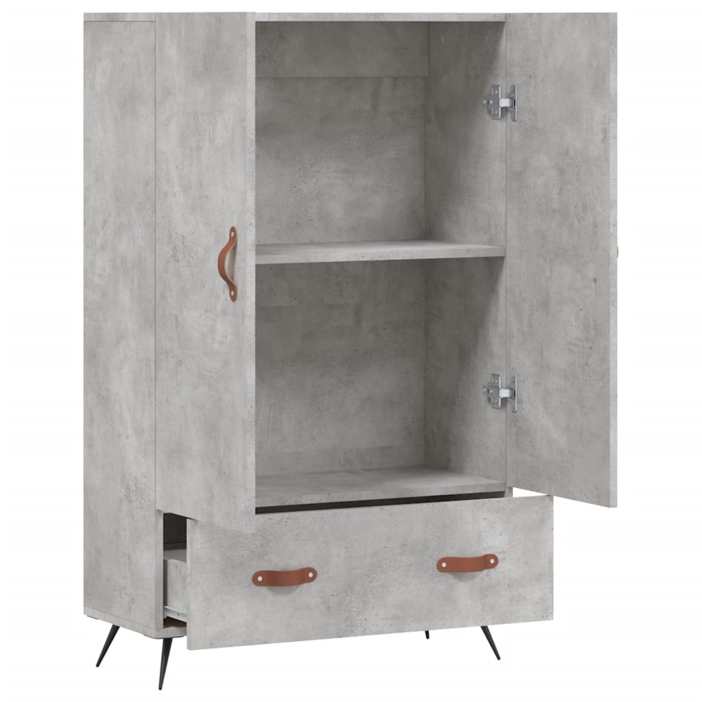 Concrete gray buffet 69.5x31x115 cm Engineering wood