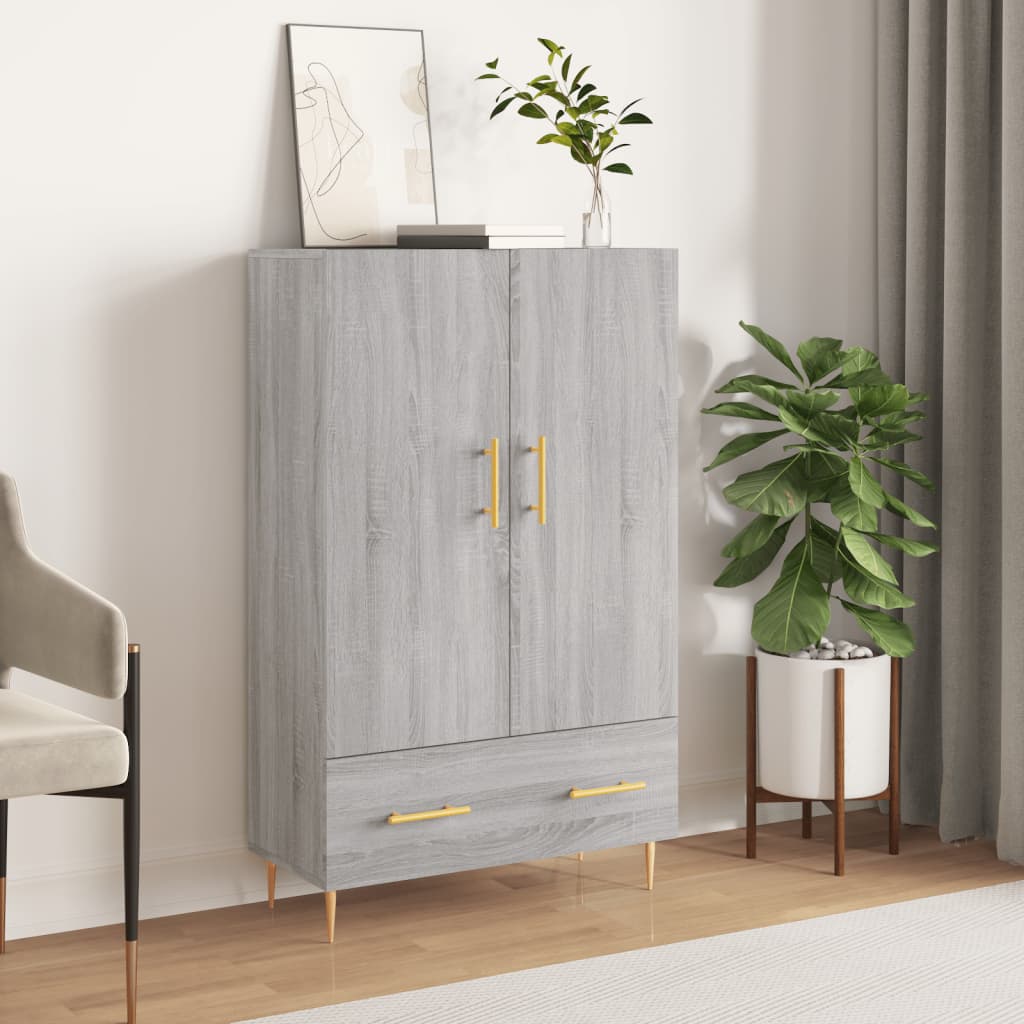 Sonoma Gray Sonoma Buffet 69.5x31x115 cm Engineering wood